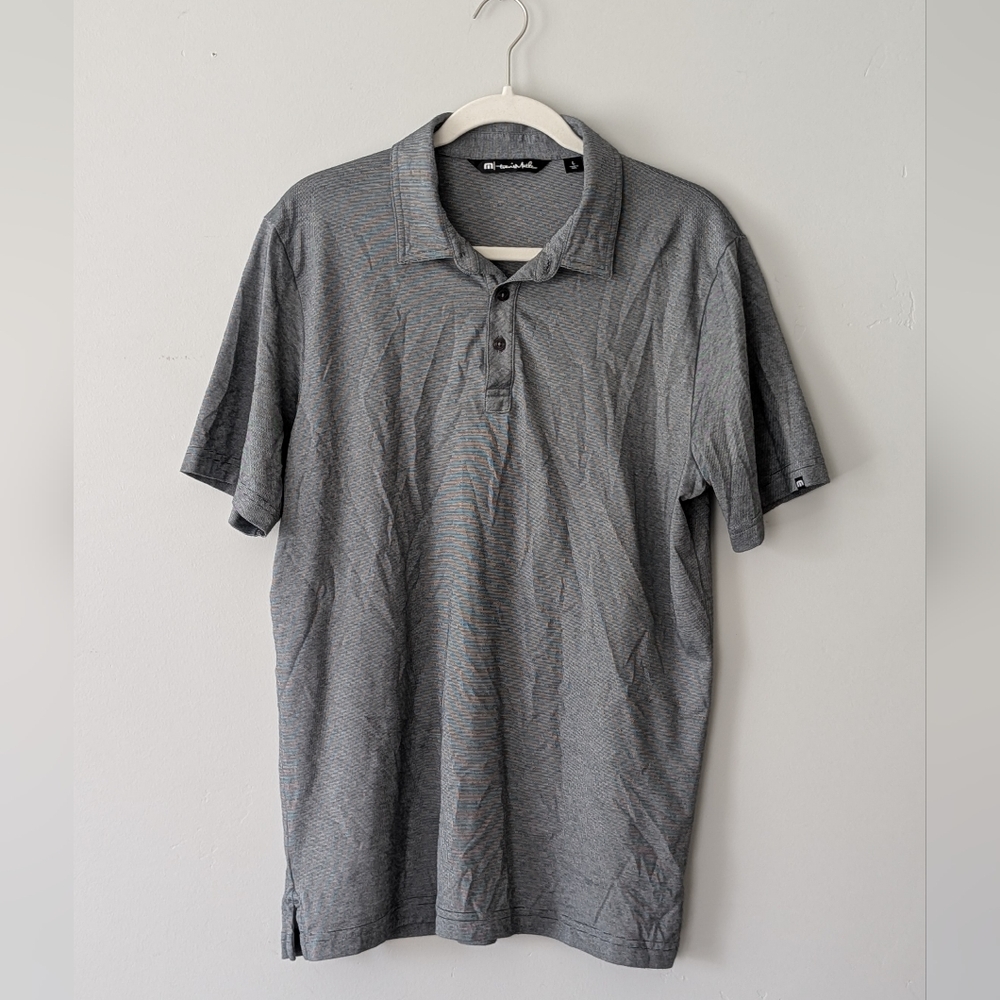 Travis Mathew Charcoal Polo Shirt